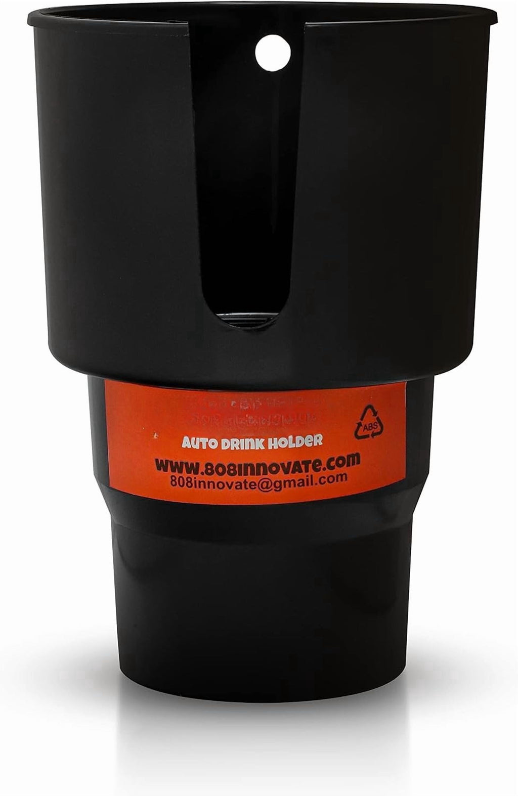 Cup Holder Expander - Fits Hydro Flasks 32/40 oz, Nalgene,  &amp; Large Bottles up to 3.8  Wide - for  up to 3.2  Wide - Black | BPZQ