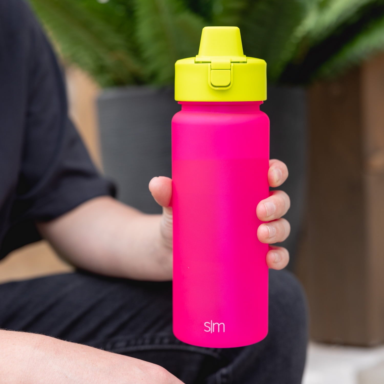 Simple Modern 22 fl oz Reusable Tritan Summit Water Bottle with Silicone Straw Lid|Raspberry Chartreuse | JXLZ