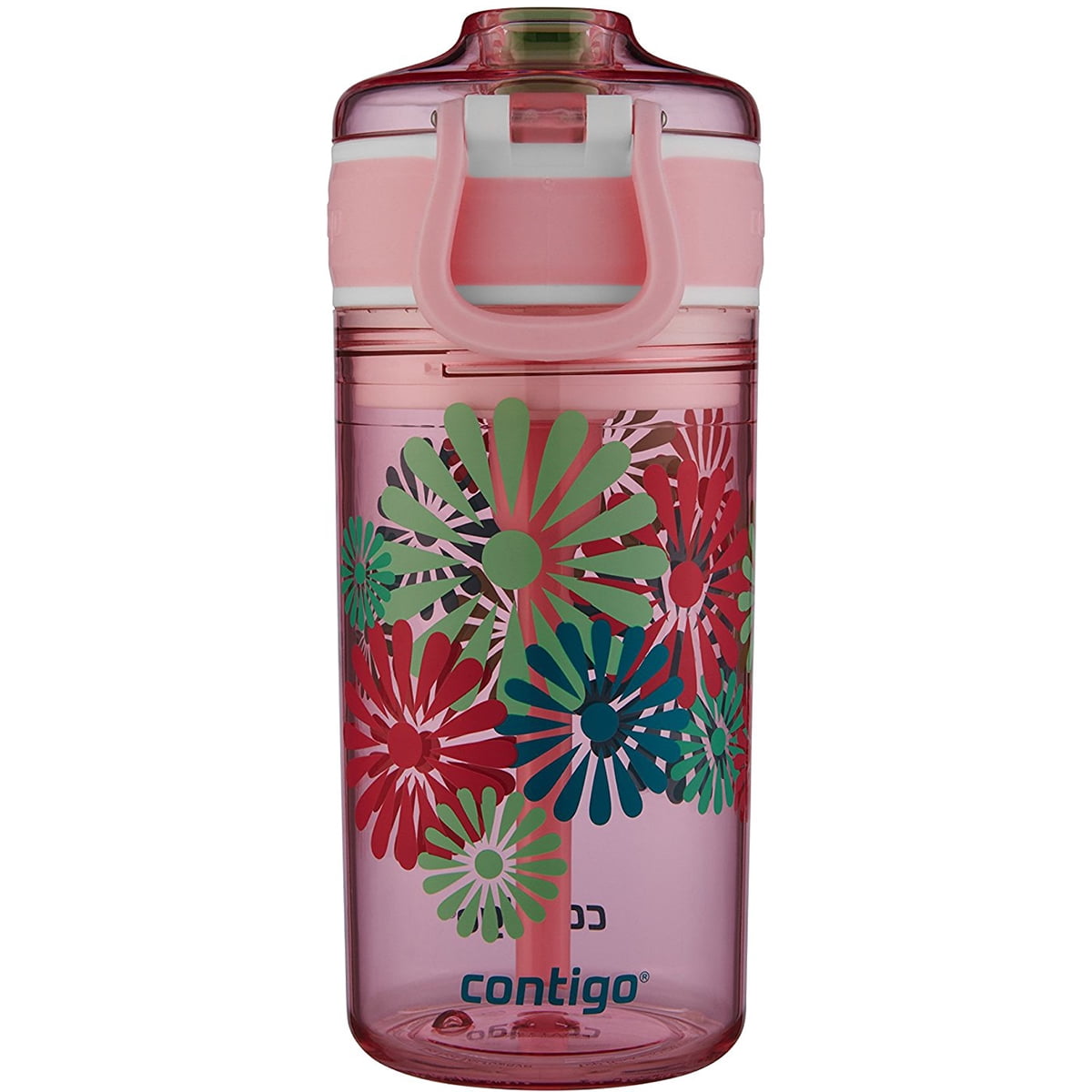 Contigo 13 oz. Kid's Snack Hero Drink Tumbler - Ballet Slipper Pink with Flowers | 2GHC