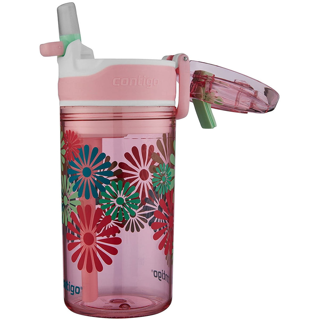 Contigo 13 oz. Kid's Snack Hero Drink Tumbler - Ballet Slipper Pink with Flowers | 2GHC