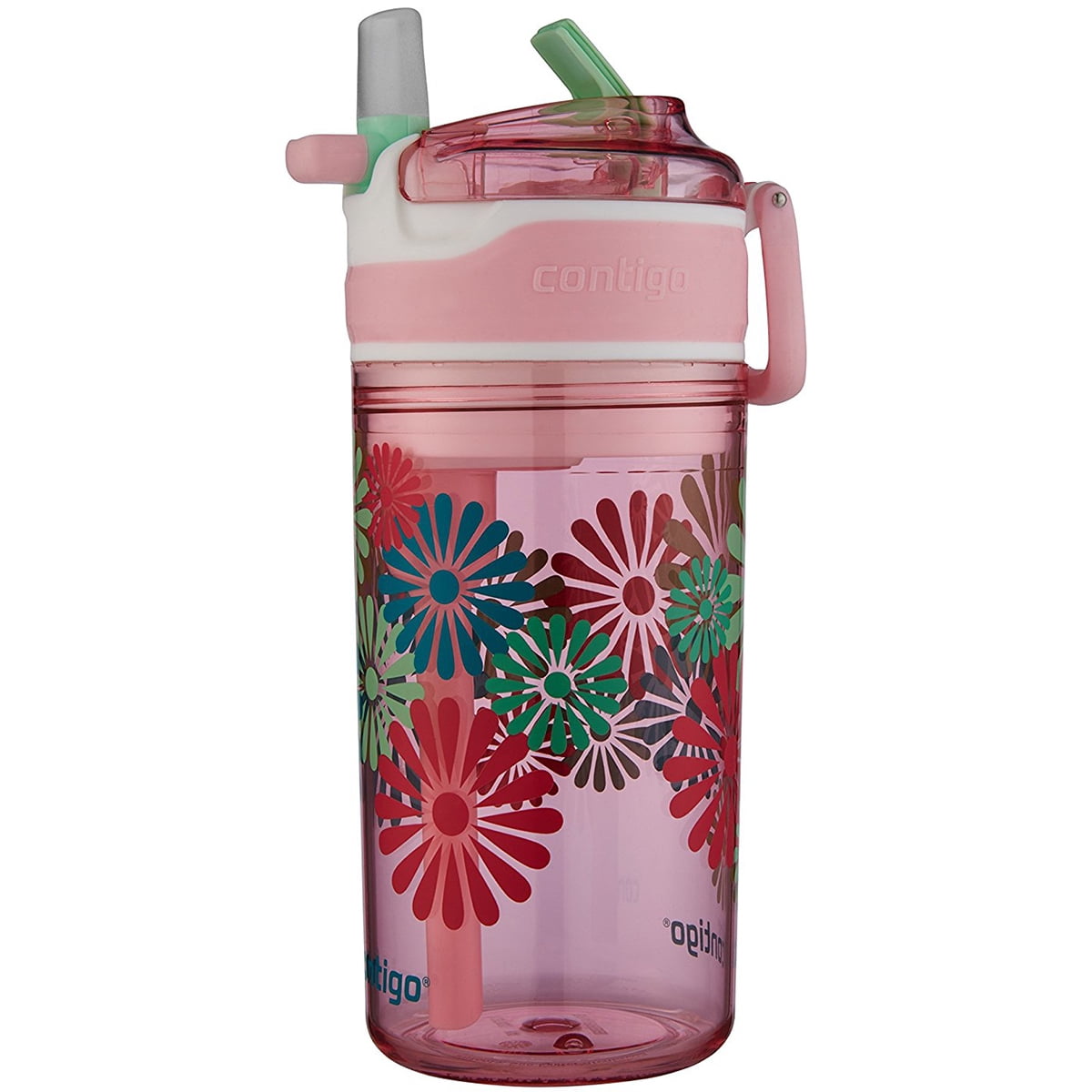 Contigo 13 oz. Kid's Snack Hero Drink Tumbler - Ballet Slipper Pink with Flowers | 2GHC