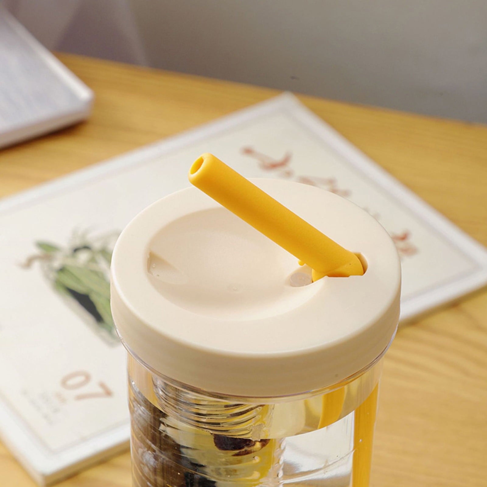 AURIGATE Simple Modern Plastic Tumbler with Lid and Straw Reusable BPA Free Iced Coffee Cups Double Wall Smoothie Cup Gifts for Women Men Him Her Classic Collection | XEOO