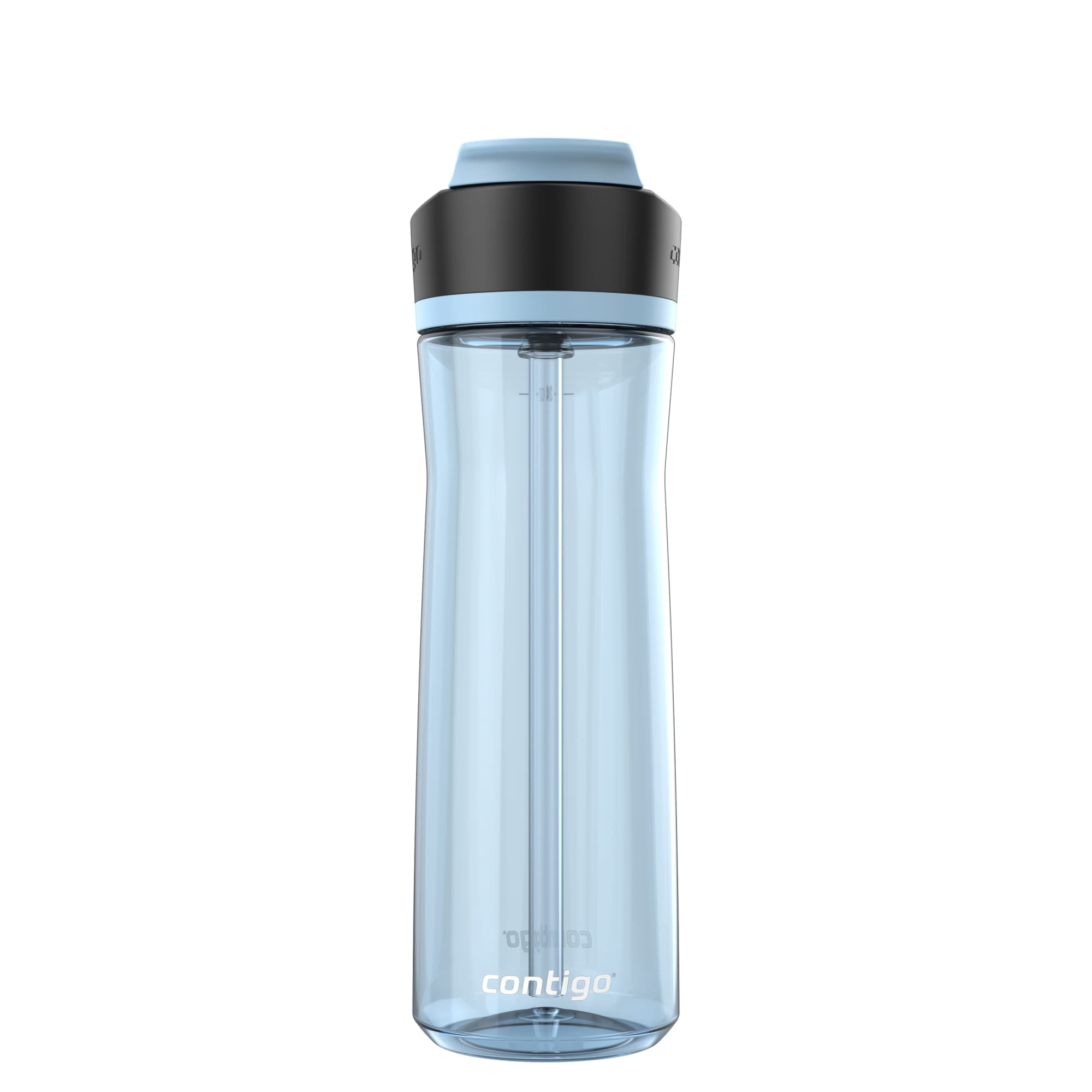 Contigo Ashland Water Bottle Bundle – Glacier Color, 32oz + 24oz Leakproof Autospout BPA-Free Set | RZER