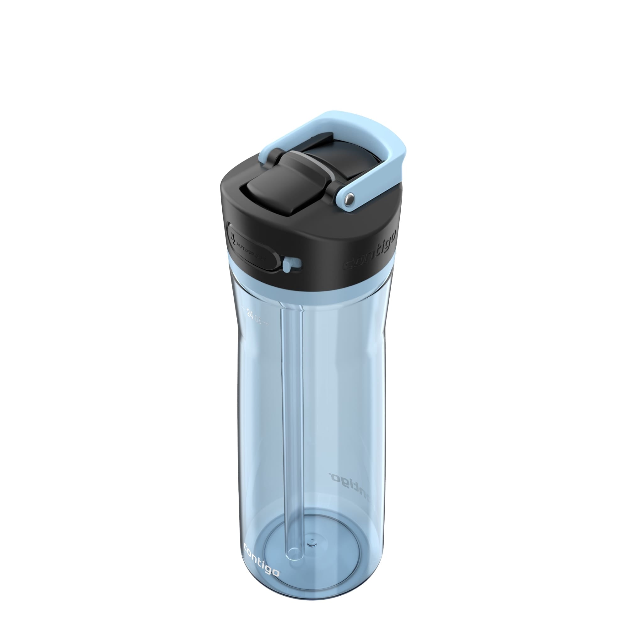 Contigo Ashland Water Bottle Bundle – Glacier Color, 32oz + 24oz Leakproof Autospout BPA-Free Set | RZER
