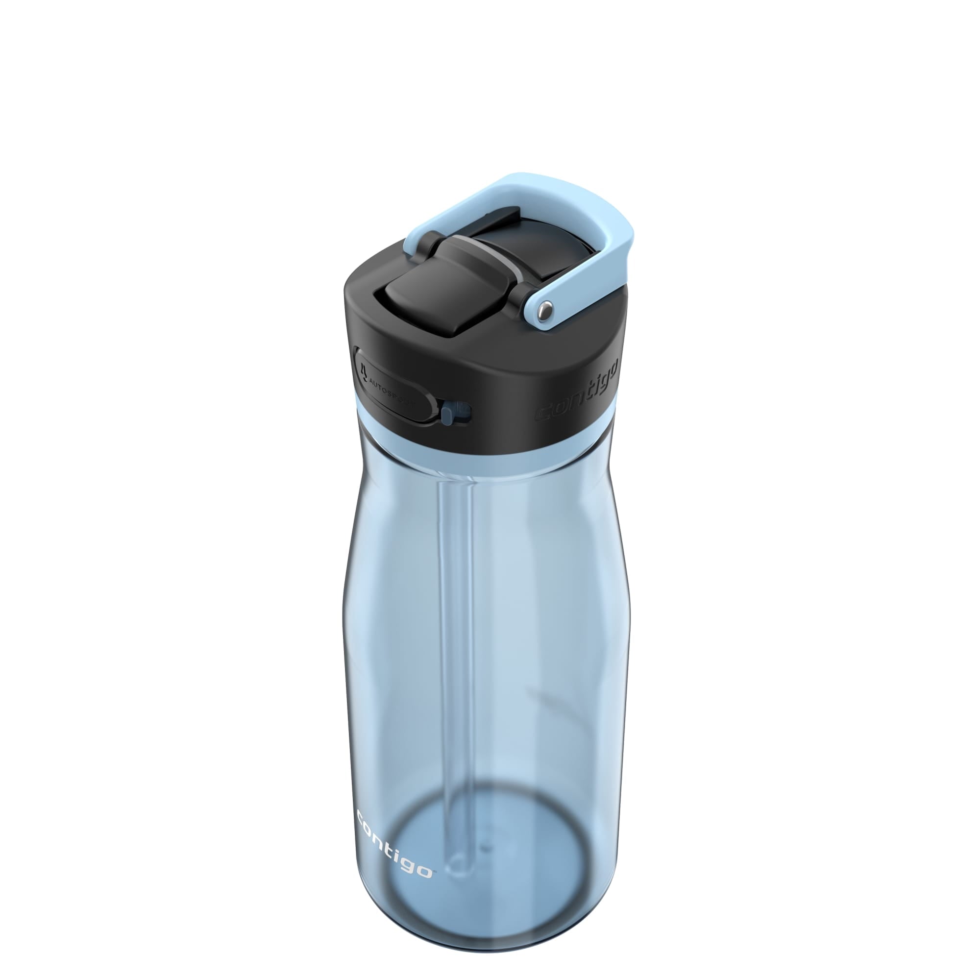 Contigo Ashland Water Bottle Bundle – Glacier Color, 32oz + 24oz Leakproof Autospout BPA-Free Set | RZER