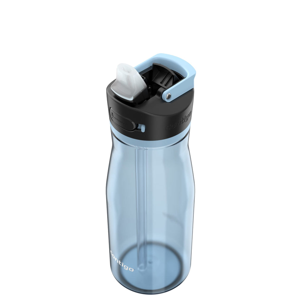 Contigo Ashland Water Bottle Bundle – Glacier Color, 32oz + 24oz Leakproof Autospout BPA-Free Set | RZER