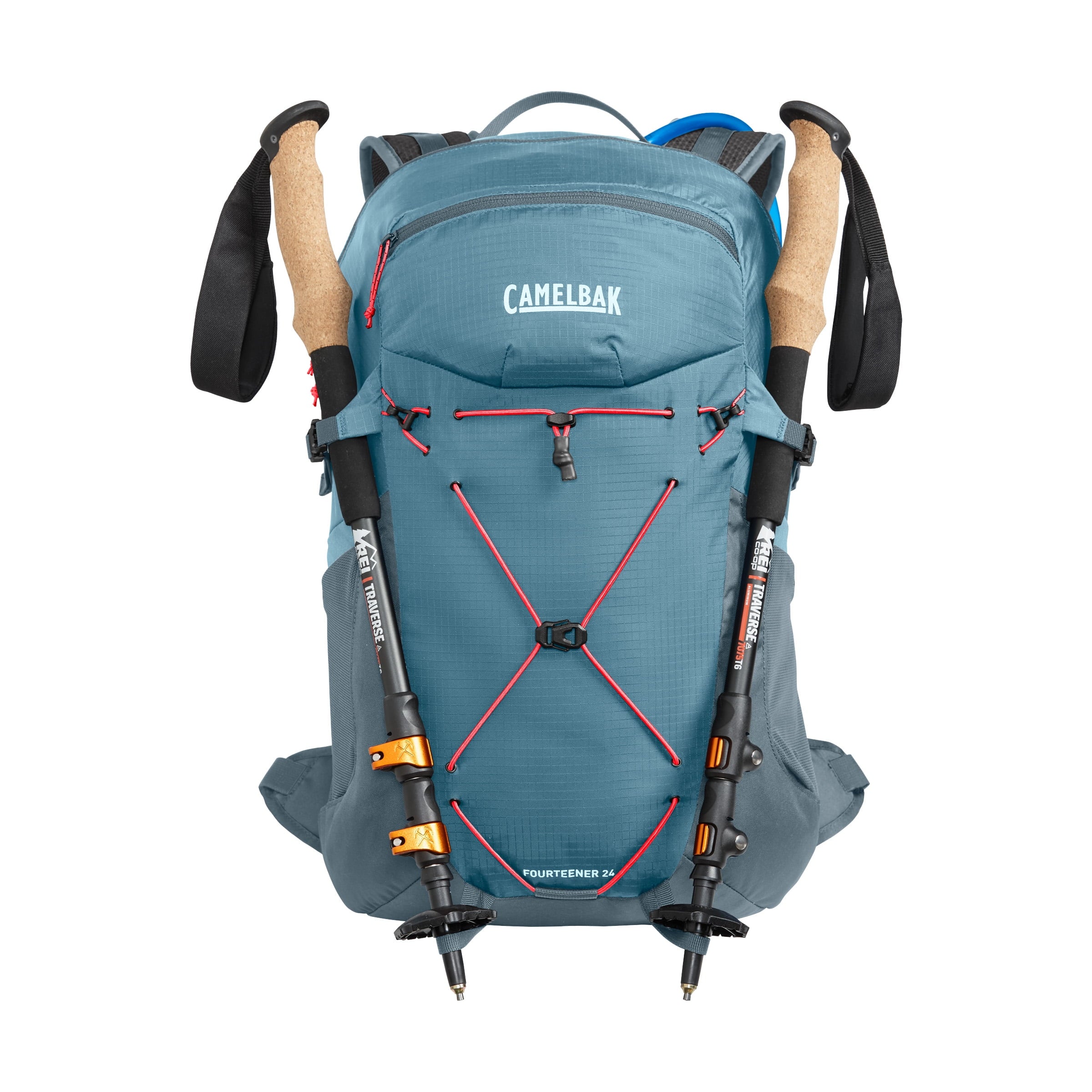 Camelbak Women's Fourteener™ 24 100oz, Smoke Blue/Fiery Coral | 8HOT