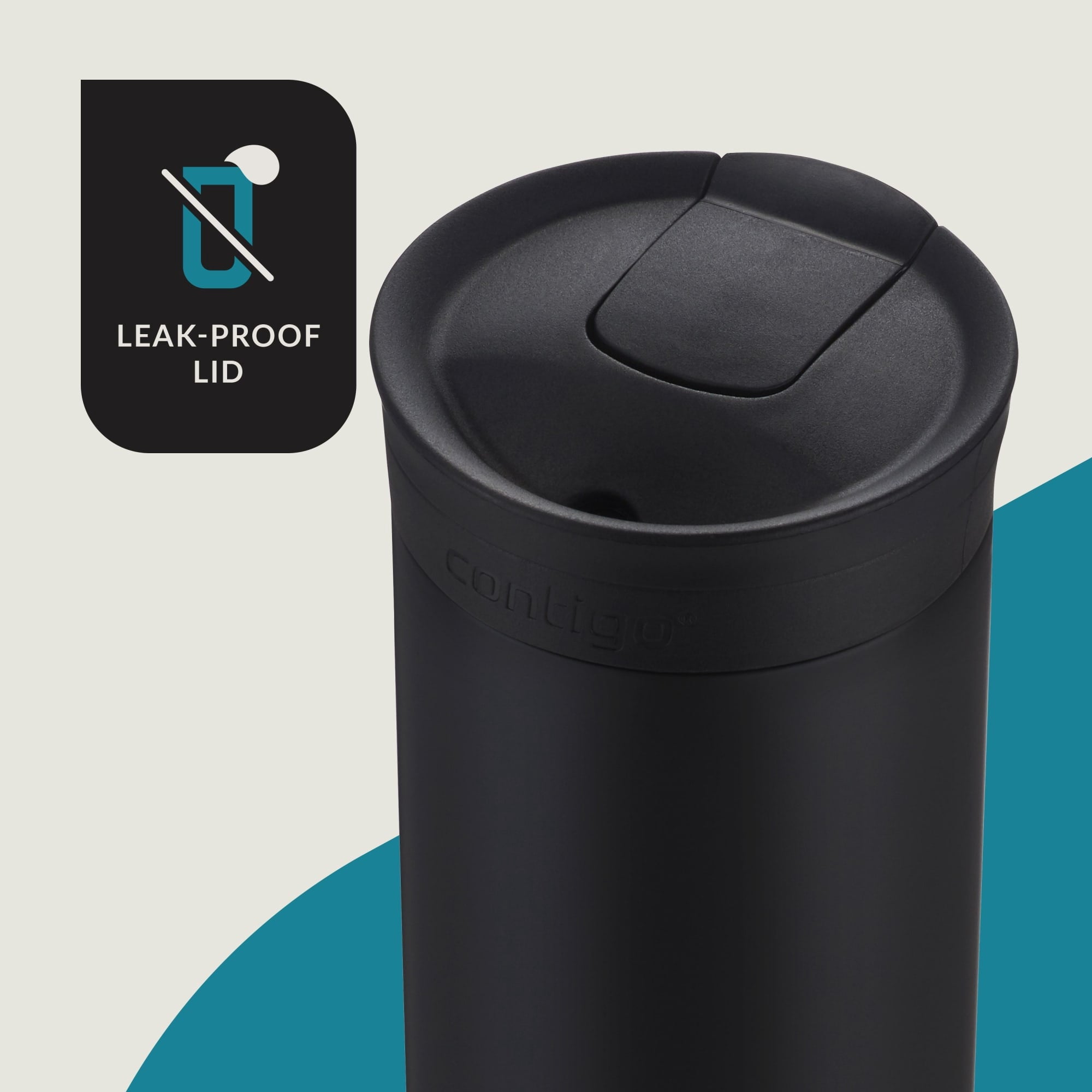 Contigo 16 oz. Huron 2.0 SnapSeal Stainless Steel Travel Mug - Licorice | T096