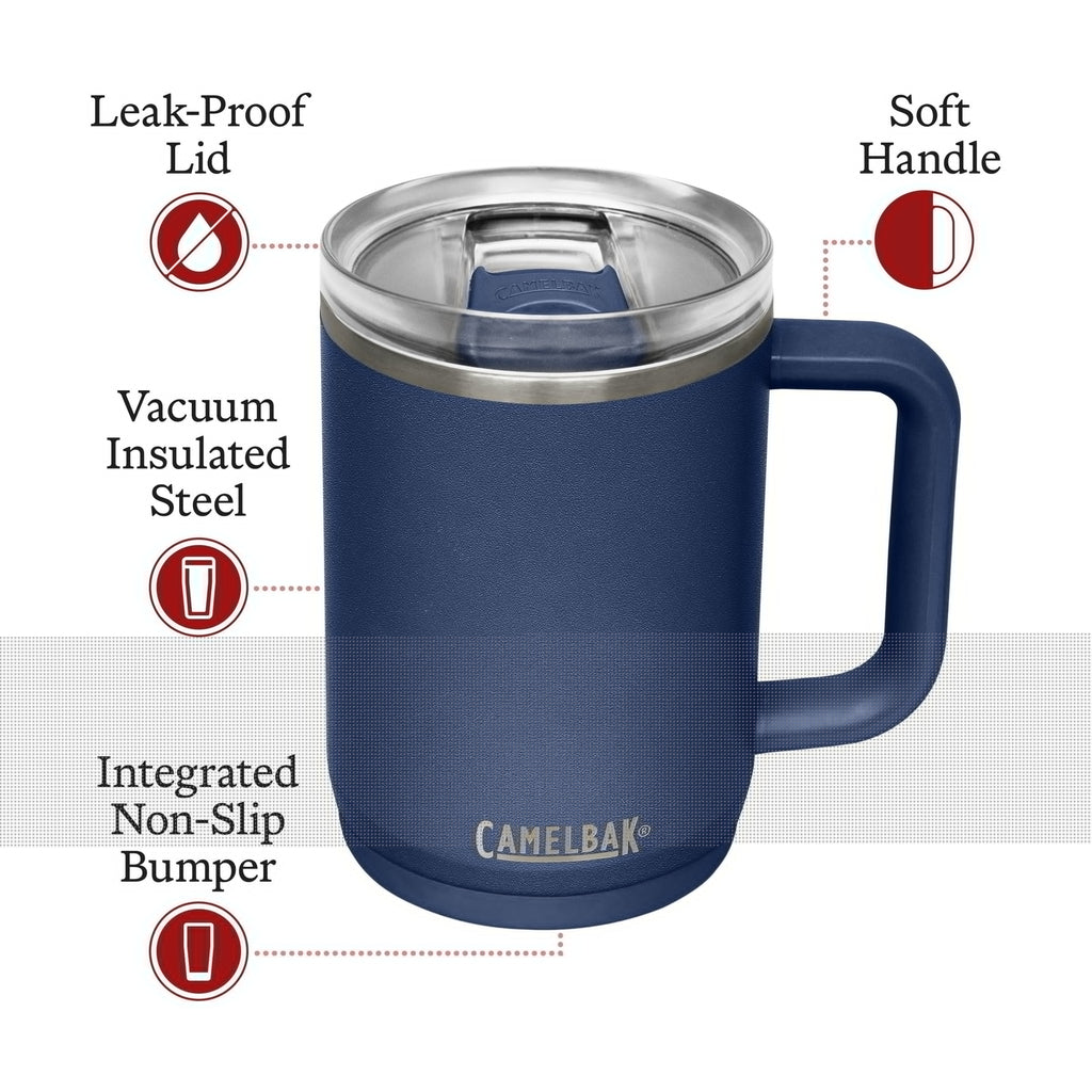Camelbak Thrive Mug, 16oz Stainless, Navy | H74U