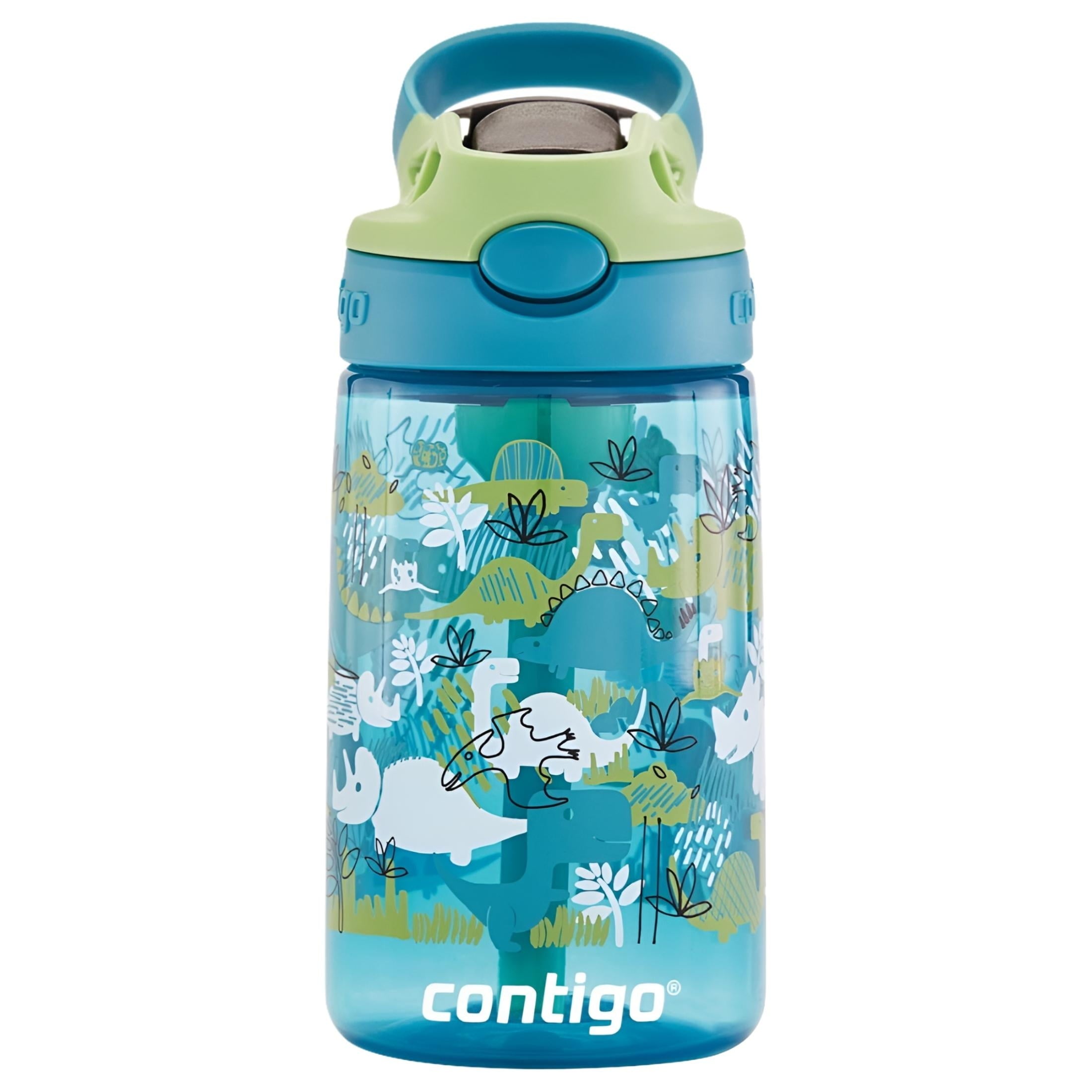 Contigo Kids 2-Pack Straw Water Bottle, 14 oz - Dinos/Sharks | 9OTI