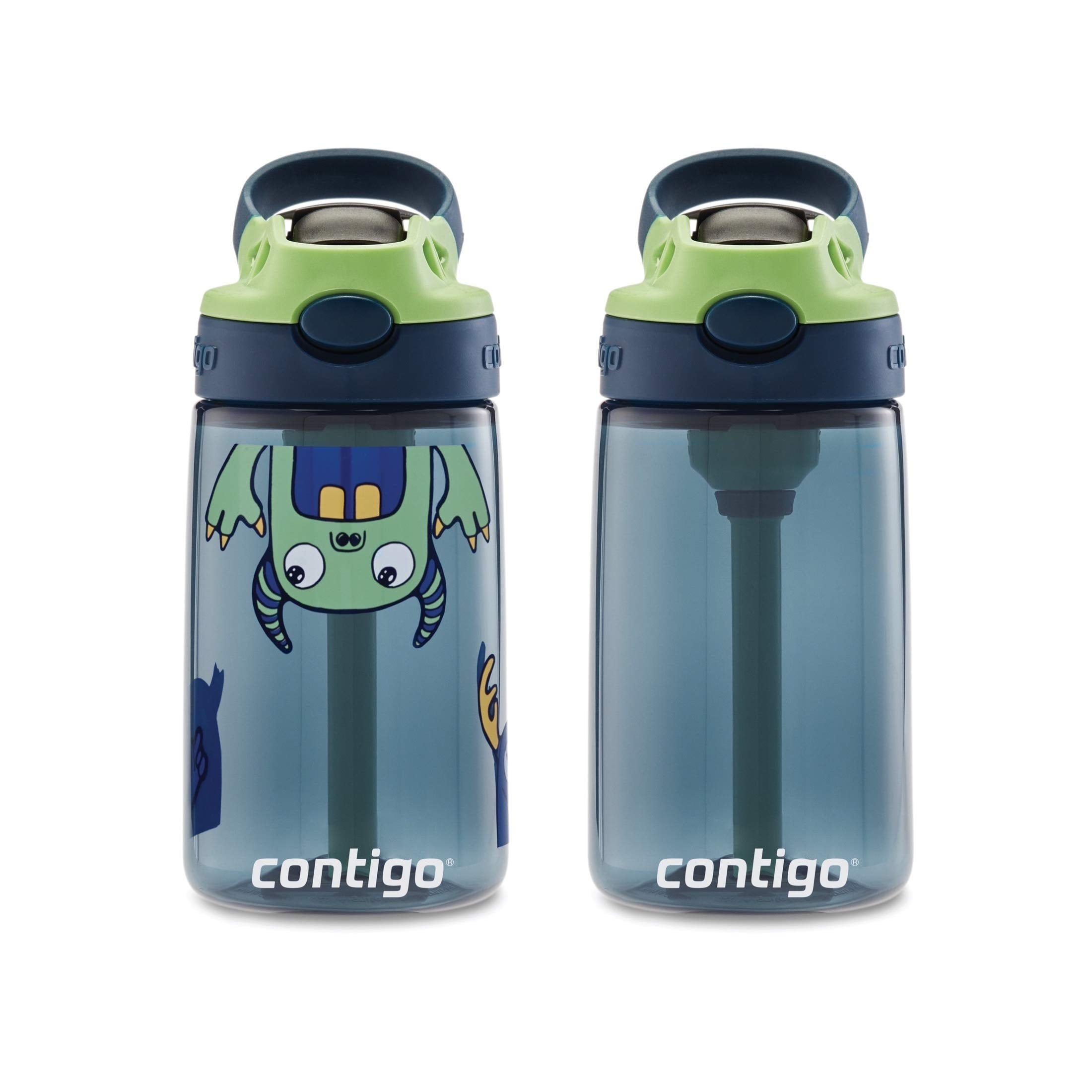 Contigo Kids 2-Pack Straw Water Bottle, 14 oz - Dinos/Sharks | 9OTI