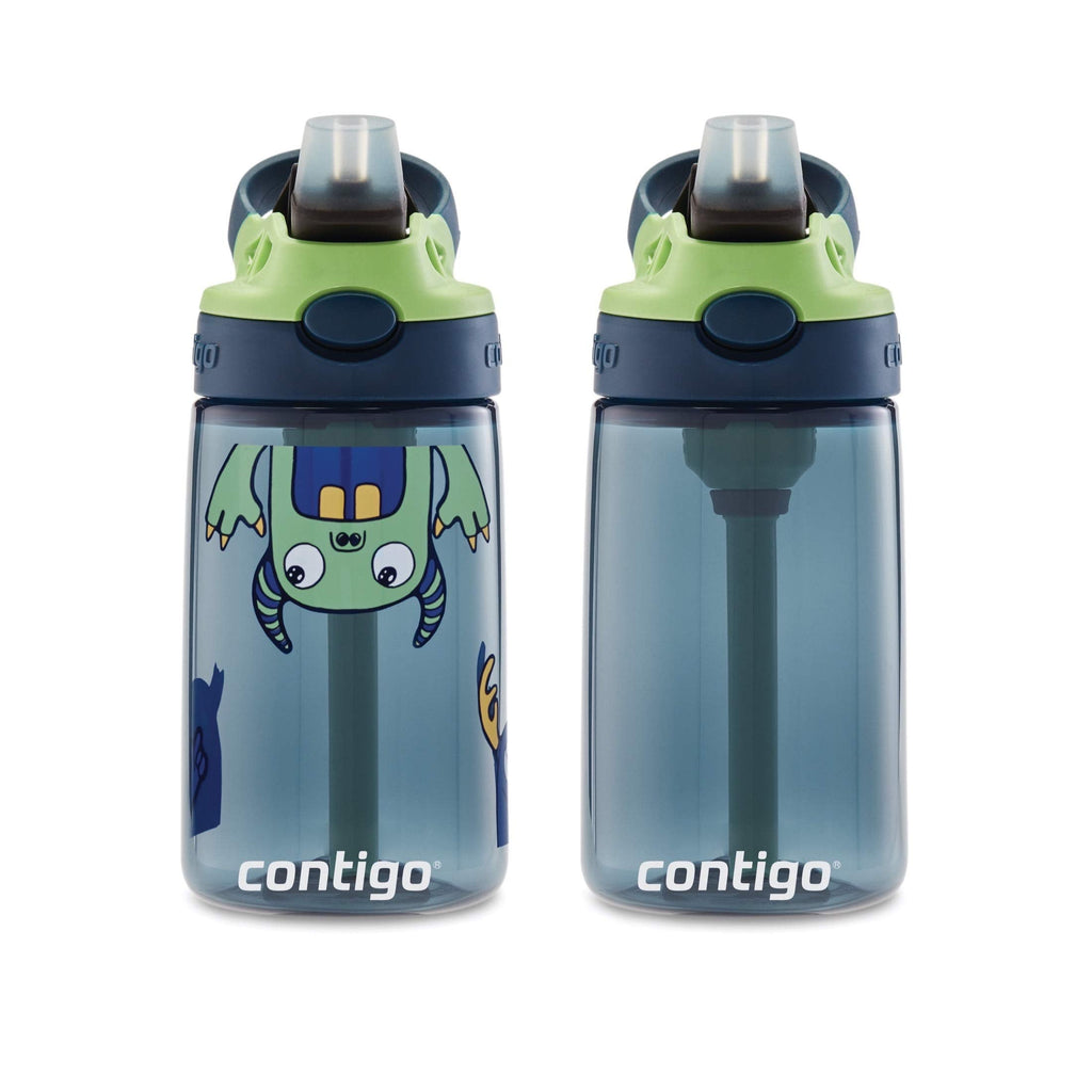 Contigo Kids 2-Pack Straw Water Bottle, 14 oz - Dinos/Sharks | 9OTI