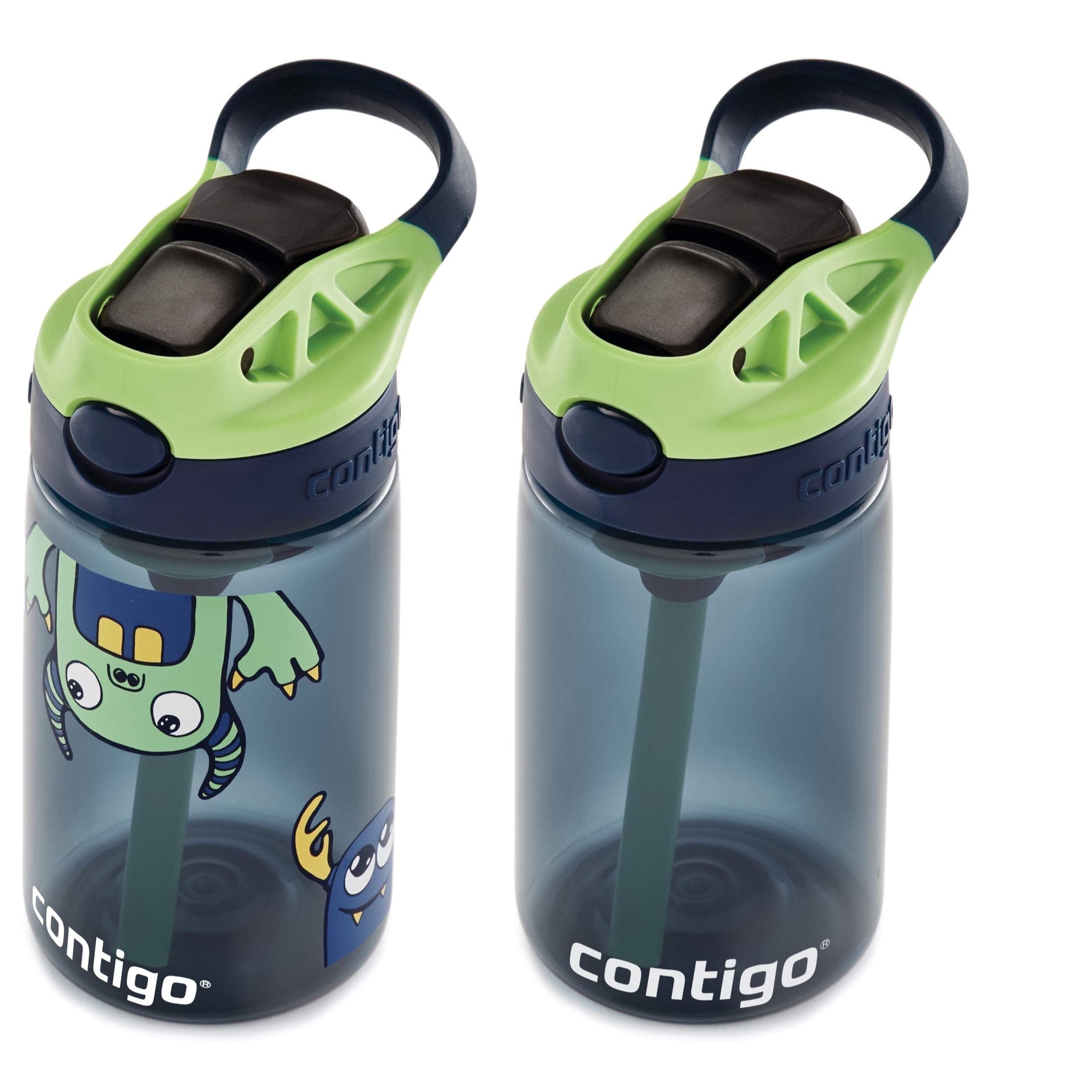 Contigo Kids 2-Pack Straw Water Bottle, 14 oz - Dinos/Sharks | 9OTI