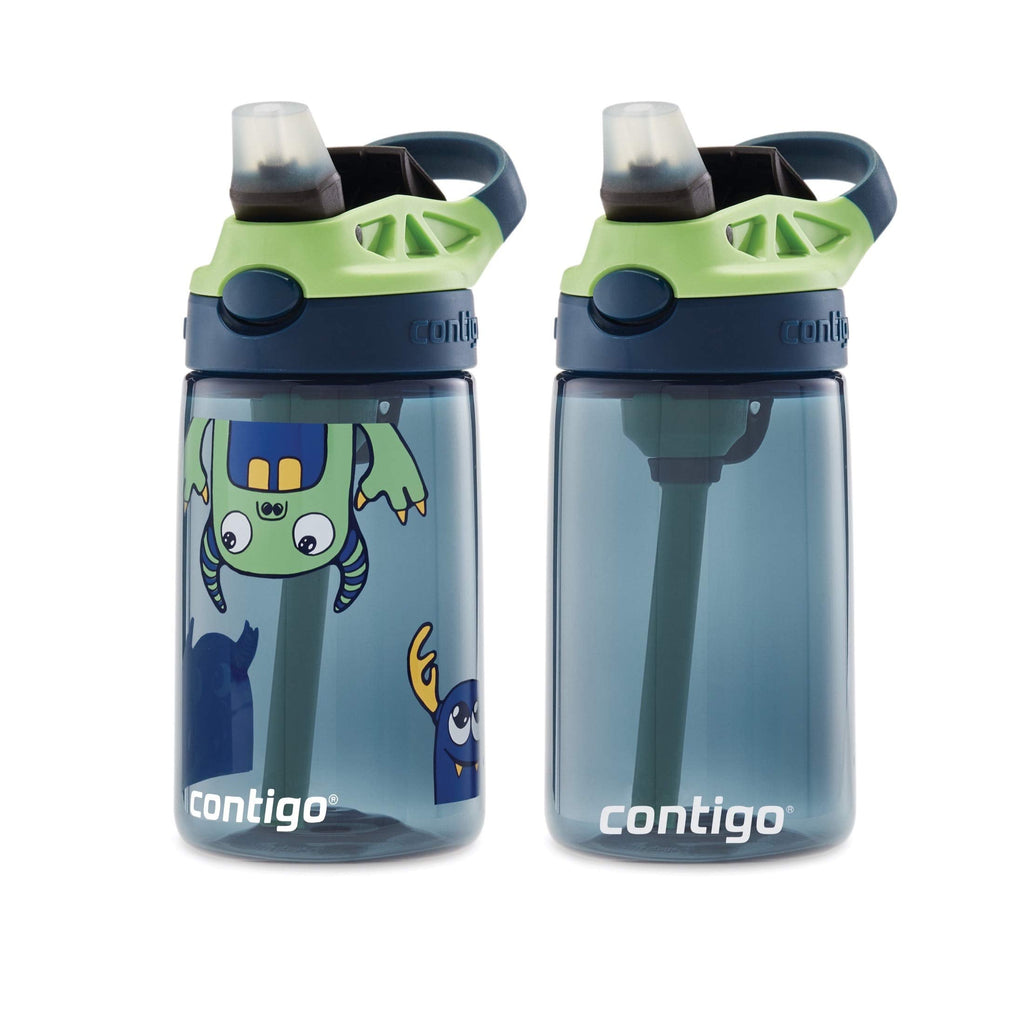 Contigo Kids 2-Pack Straw Water Bottle, 14 oz - Dinos/Sharks | 9OTI