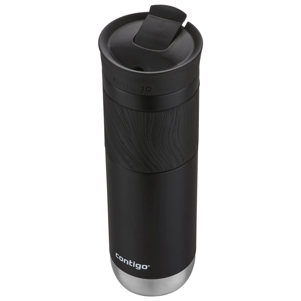 Contigo Byron 2.0 Stainless Steel Travel Mug with SNAPSEAL Lid and Grip in Black, 24 fl oz. | IA2O
