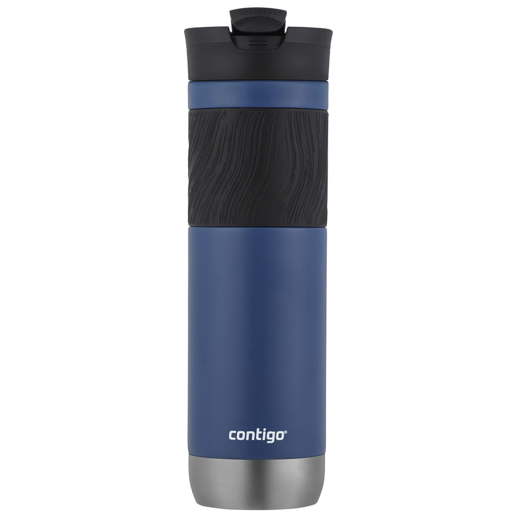 Contigo Byron 2.0 Stainless Steel Travel Mug with SNAPSEAL Lid and Grip in Black, 24 fl oz. | IA2O