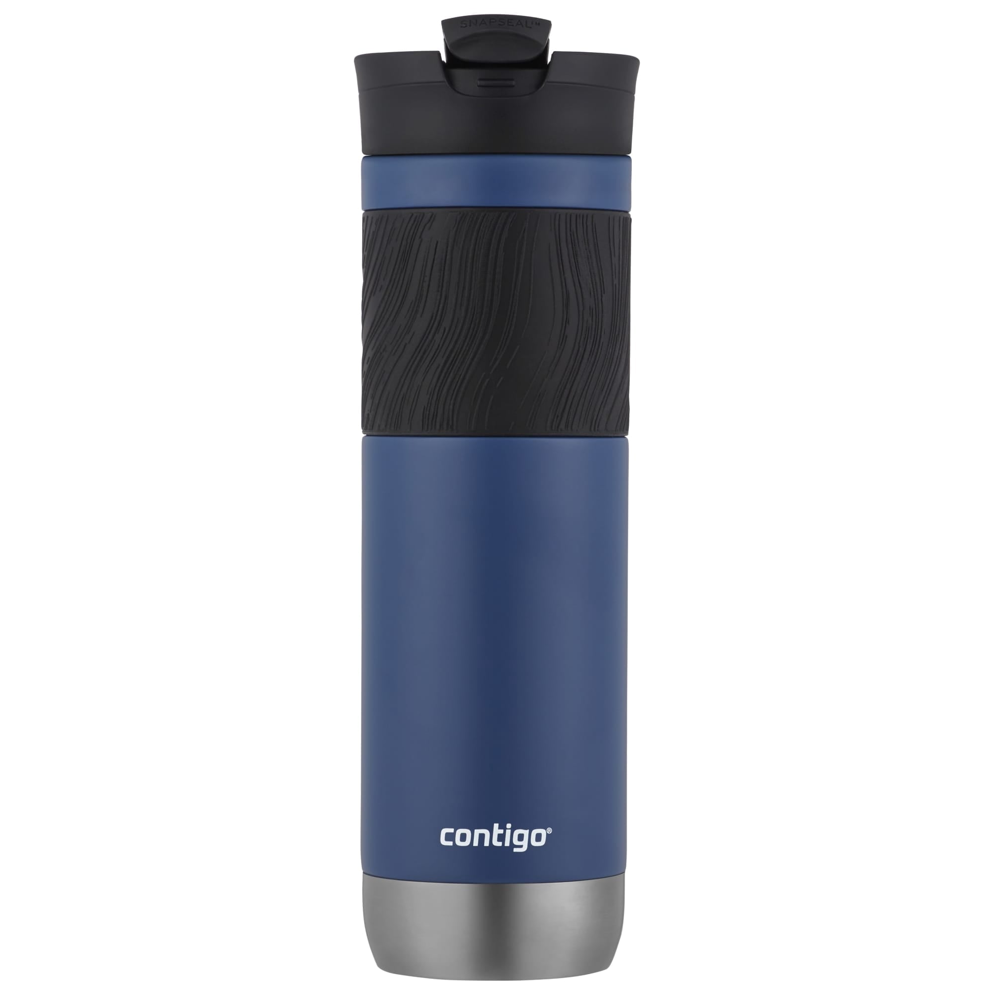 Contigo Byron 2.0 Stainless Steel Travel Mug with SNAPSEAL Lid and Grip in Black, 24 fl oz. | IA2O