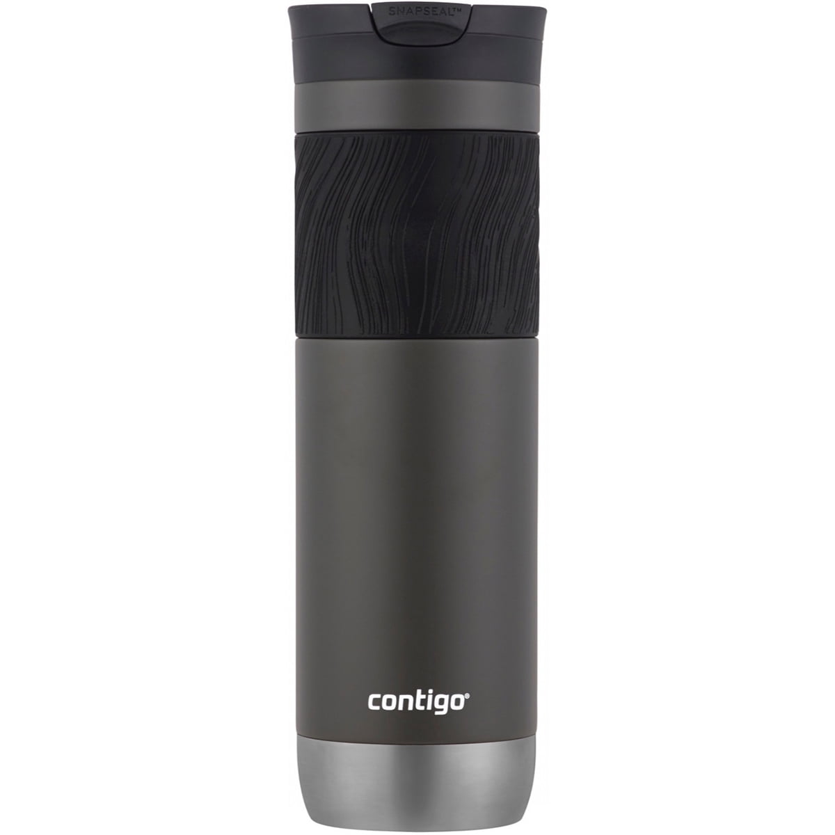 Contigo Byron 2.0 Stainless Steel Travel Mug with SNAPSEAL Lid and Grip in Black, 24 fl oz. | IA2O