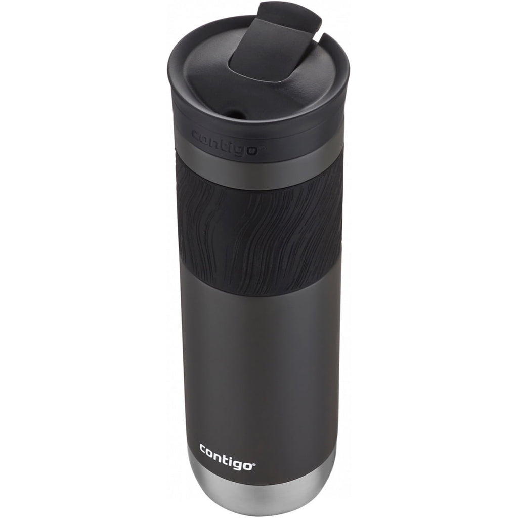 Contigo Byron 2.0 Stainless Steel Travel Mug with SNAPSEAL Lid and Grip in Black, 24 fl oz. | IA2O