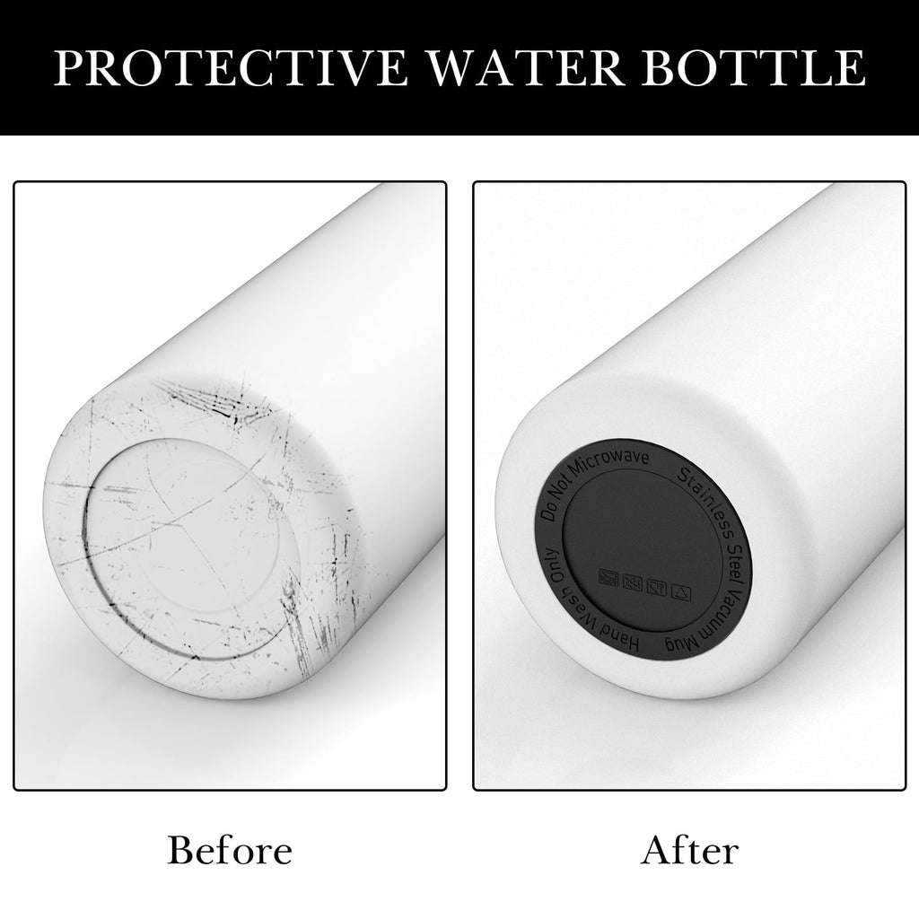 Linkidea 6 Pack Water Bottle Bottom Pad Compatible with CamelBak eddy+ Steel Bottle 20/25oz, Chute Mag Bottle, Silicone Anti-Slip Waterbottle Base Silencer Rubber Protector | 539W