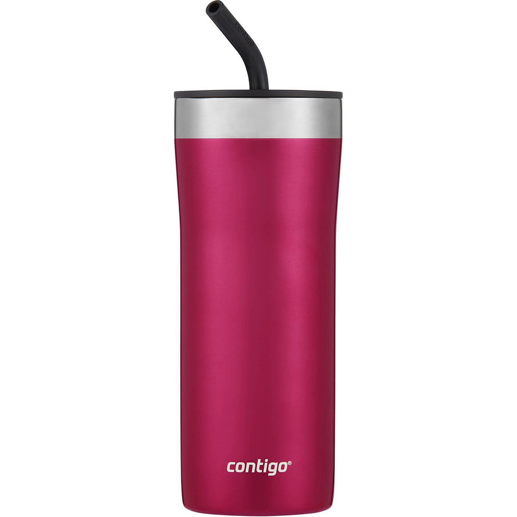 Contigo 24 oz. Streeterville Stainless Steel Tumbler with Straw - Dragon Fruit | WMAG