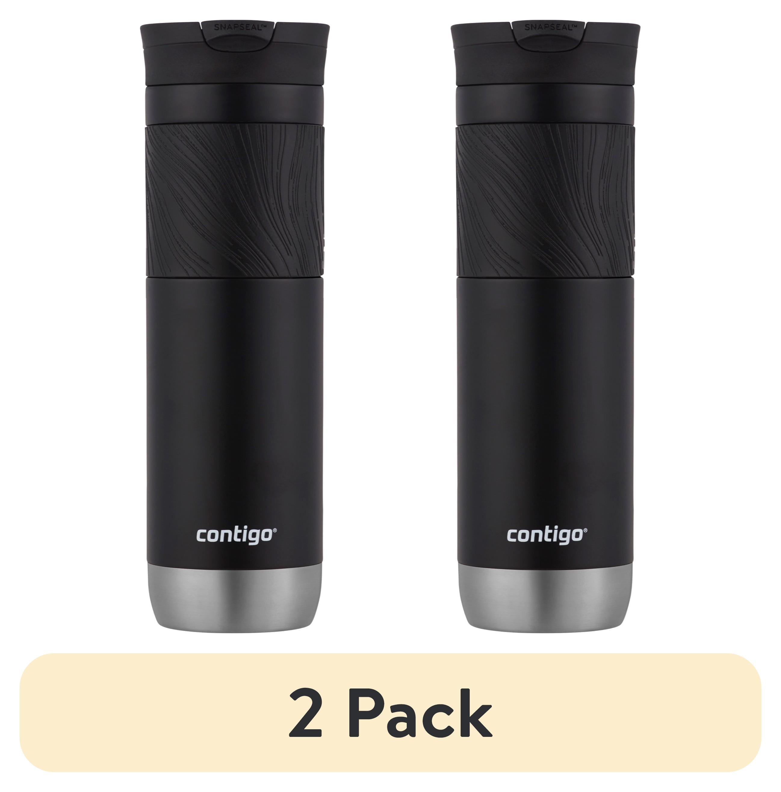 Contigo Byron 2.0 Stainless Steel Travel Mug with SNAPSEAL Lid and Grip in Black, 24 fl oz. | IA2O