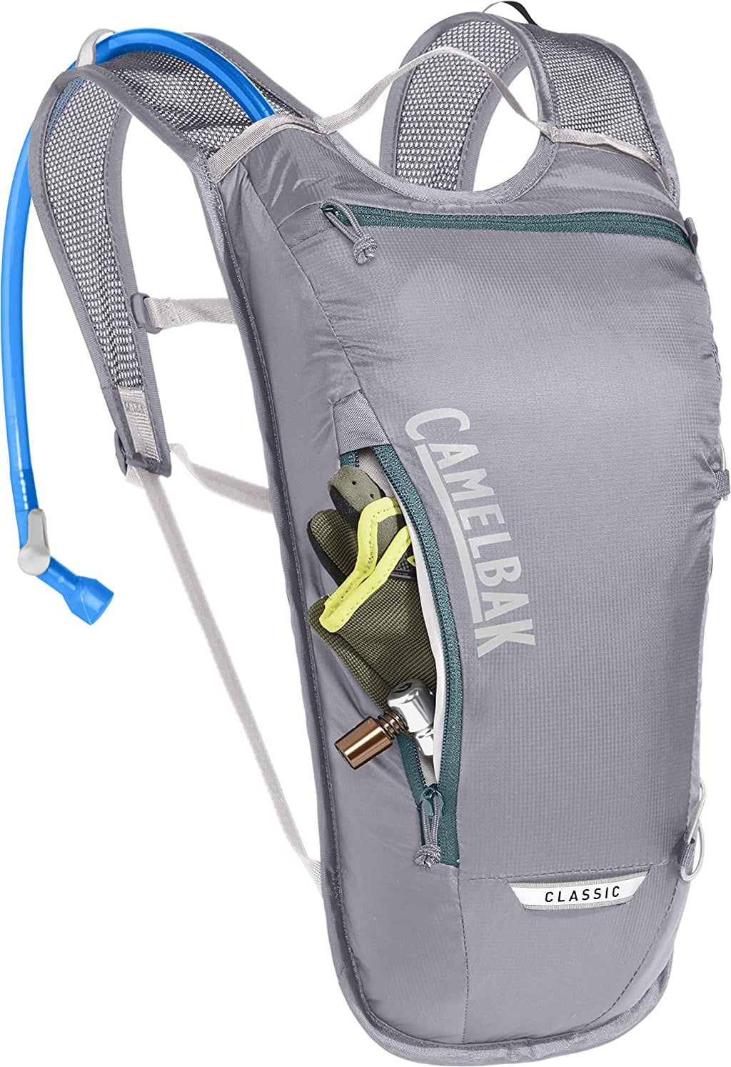 CamelBak Classic Light Bike Hydration Pack 70oz, Gunmetal/Hydro | Y8P5