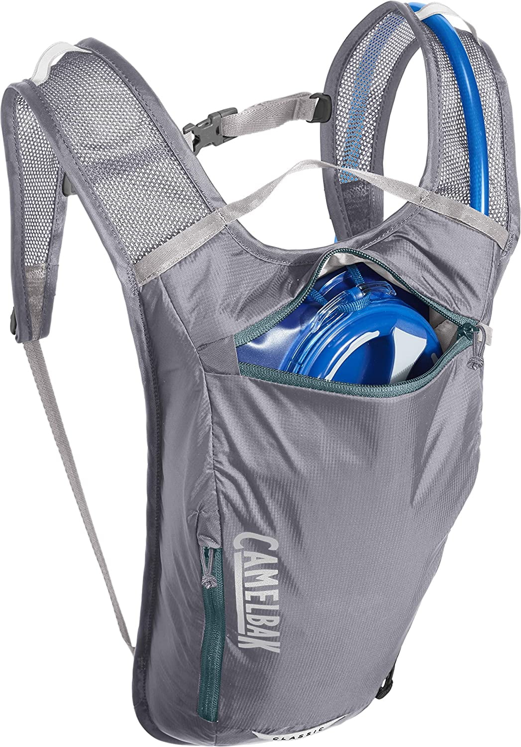CamelBak Classic Light Bike Hydration Pack 70oz, Gunmetal/Hydro | Y8P5