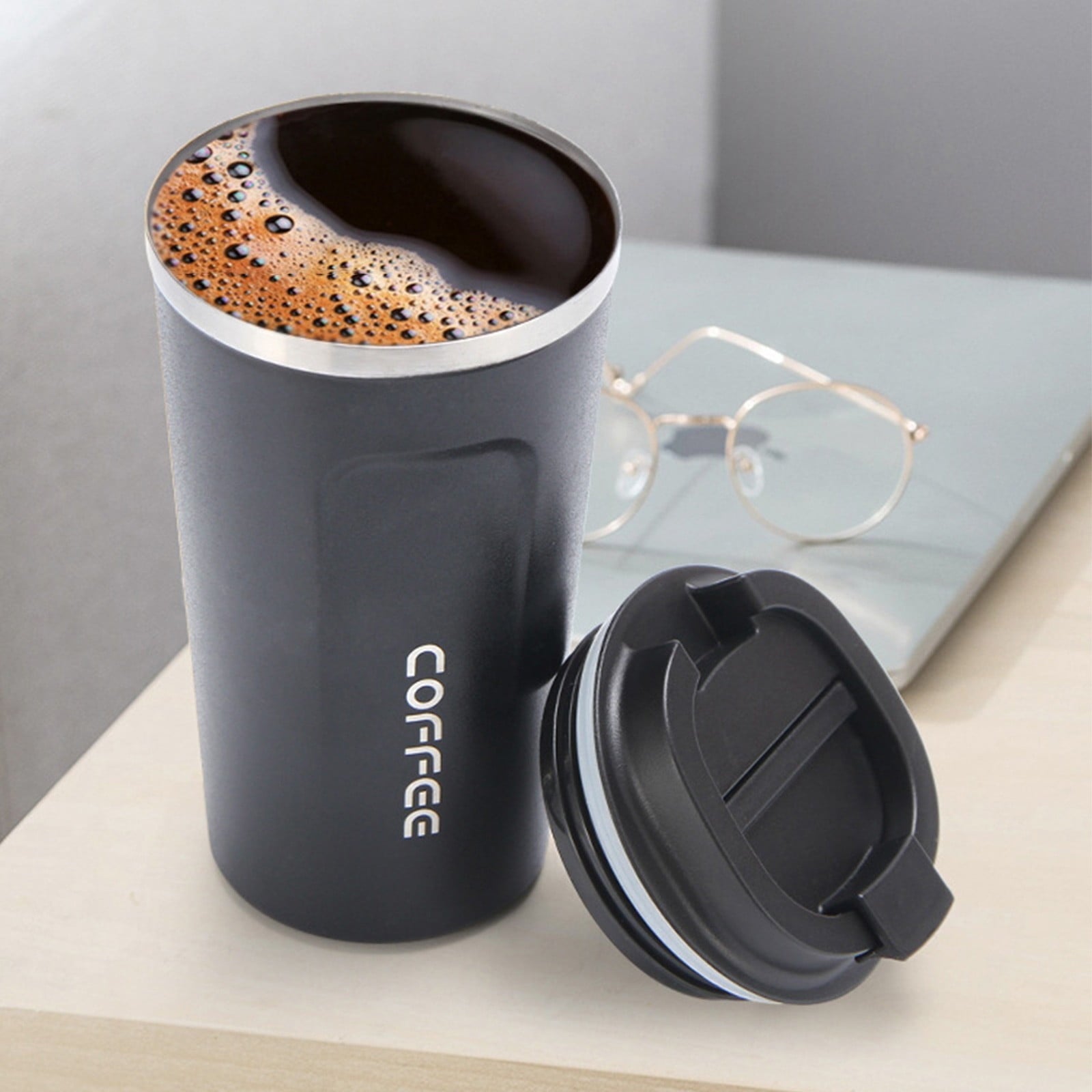 Stainless Steel Insulation Cup Cute Mini Portable Children Student Water Bottle Coffee Travel Mug LED Temperature Display Double Walled Vacuum Long Lasting Insulation | PU13
