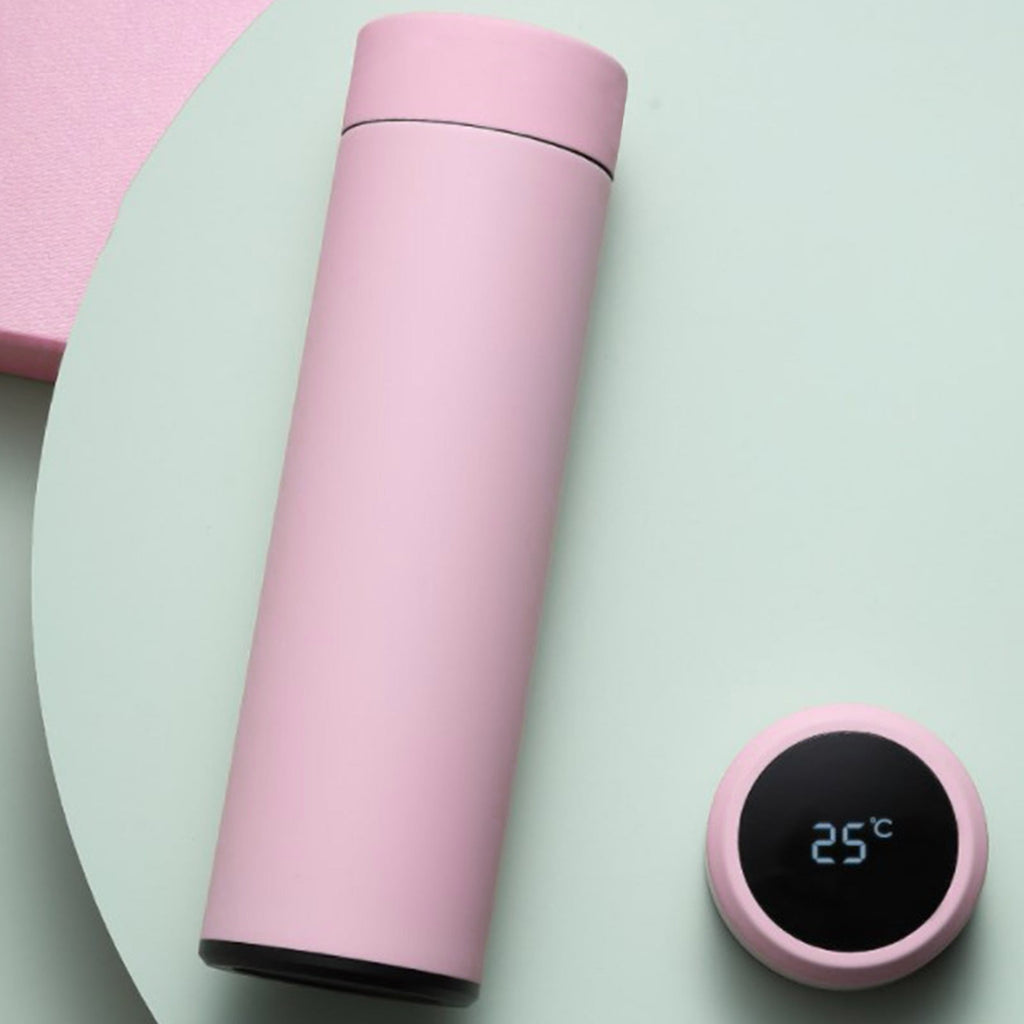 Stainless Steel Insulation Cup Cute Mini Portable Children Student Water Bottle Coffee Travel Mug LED Temperature Display Double Walled Vacuum Long Lasting Insulation | PU13
