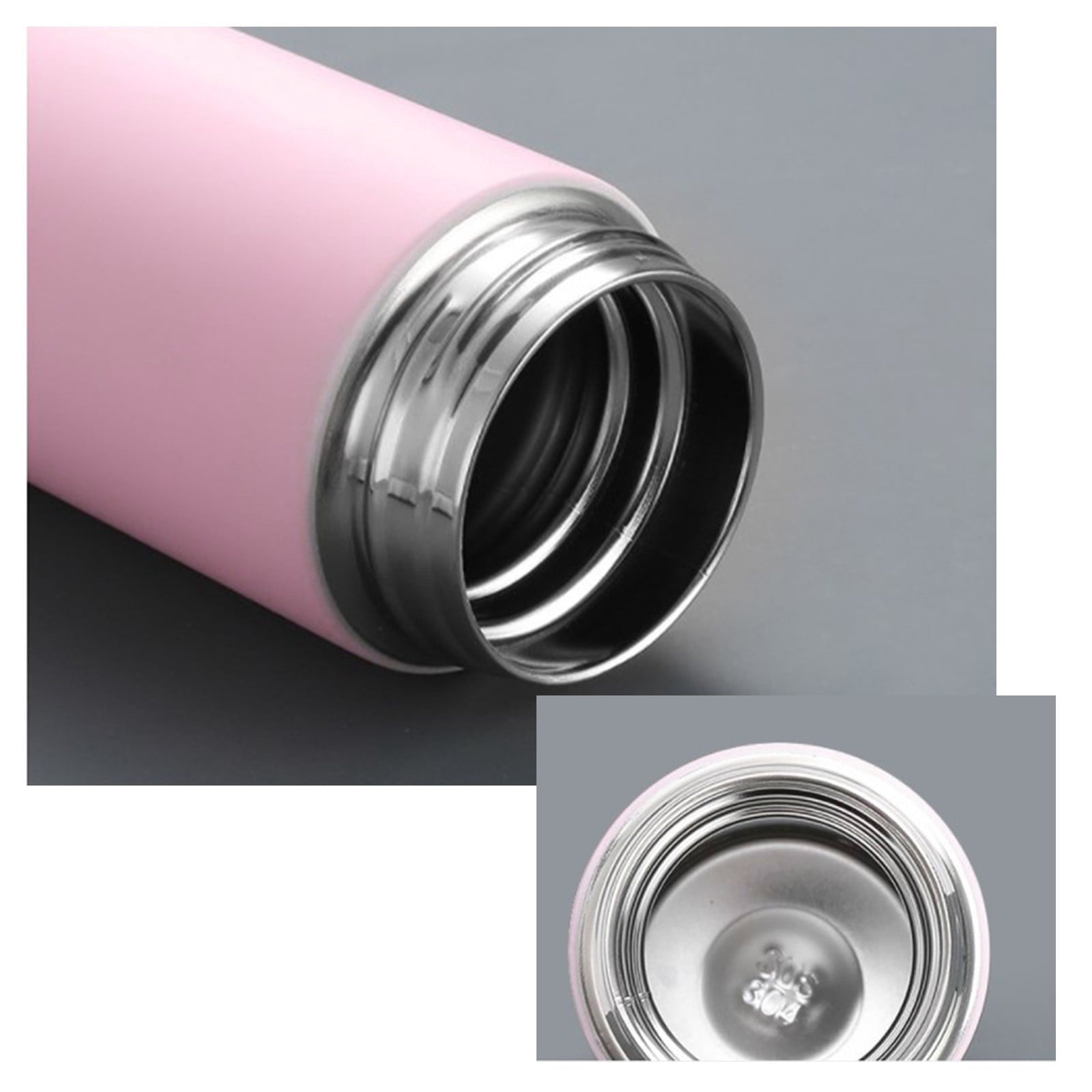 Stainless Steel Insulation Cup Cute Mini Portable Children Student Water Bottle Coffee Travel Mug LED Temperature Display Double Walled Vacuum Long Lasting Insulation | PU13