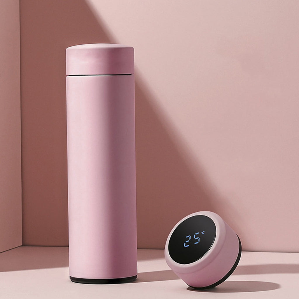 Stainless Steel Insulation Cup Cute Mini Portable Children Student Water Bottle Coffee Travel Mug LED Temperature Display Double Walled Vacuum Long Lasting Insulation | PU13