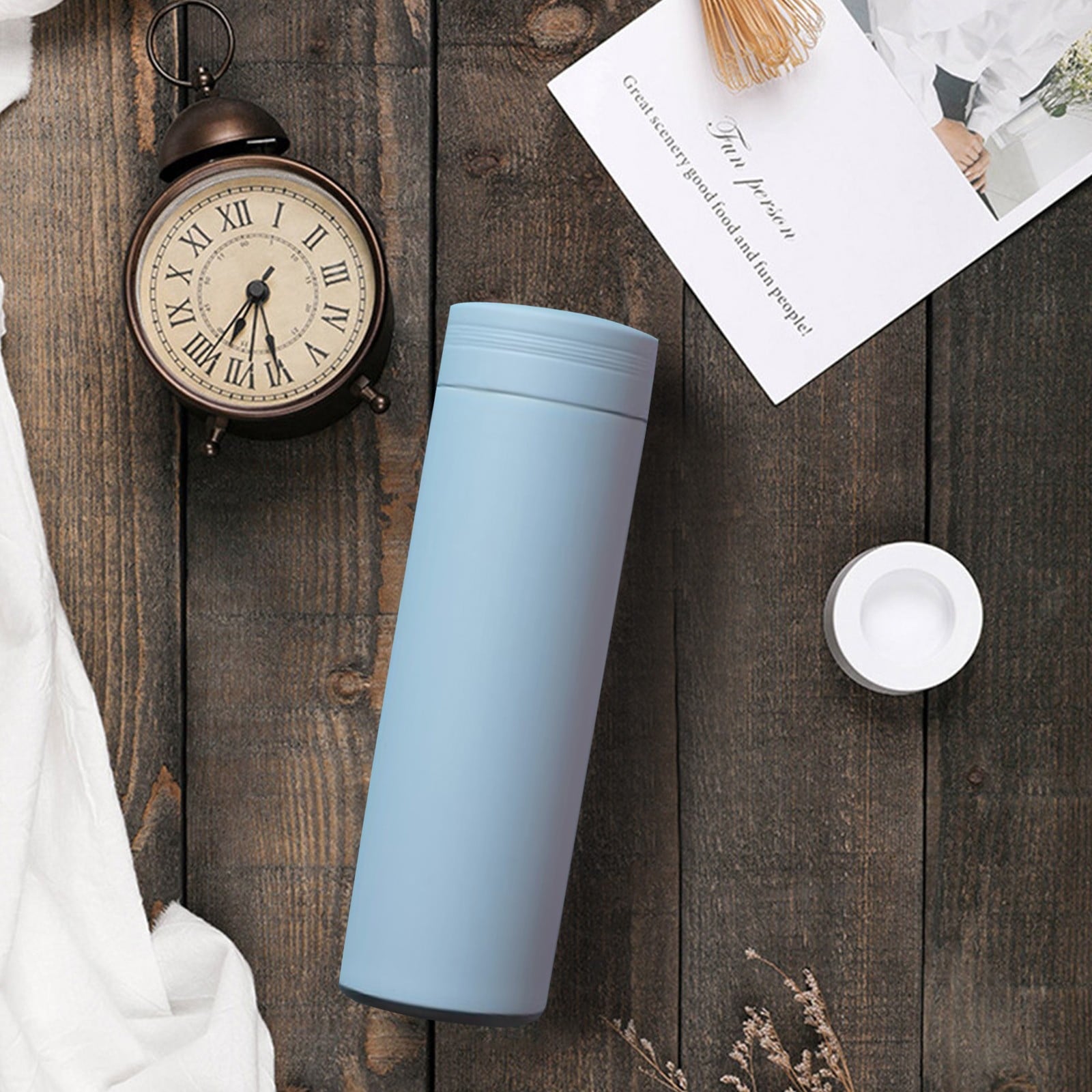 Stainless Steel Insulation Cup Cute Mini Portable Children Student Water Bottle Coffee Travel Mug LED Temperature Display Double Walled Vacuum Long Lasting Insulation | PU13