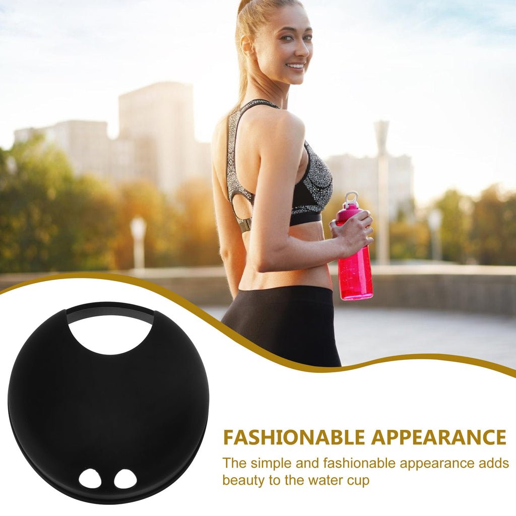 Masteelf 2pcs Splash Guarding Lid For Wide Mouth Bottle  Water Cup Anti-spill Intended Accessory Water Cup Lid Spill-proof Cap For Water Cup Compatible For Nalgene Easy Sipper | MZX7