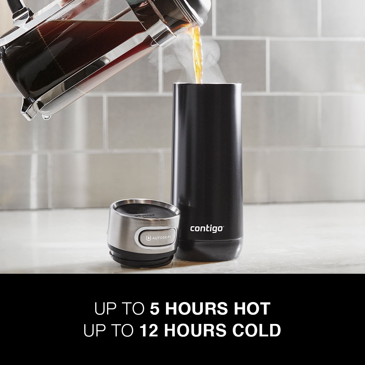 Contigo Luxe Stainless Steel Travel Mug with AUTOSEAL Lid Monaco, 16 fl oz. | CQS3