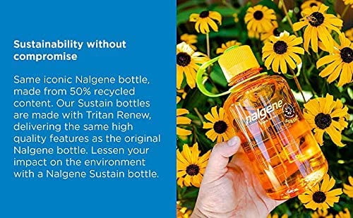 Nalgene Sustain 16 oz. Narrow Mouth Water Bottle - Cornflower Blue | 7G3R