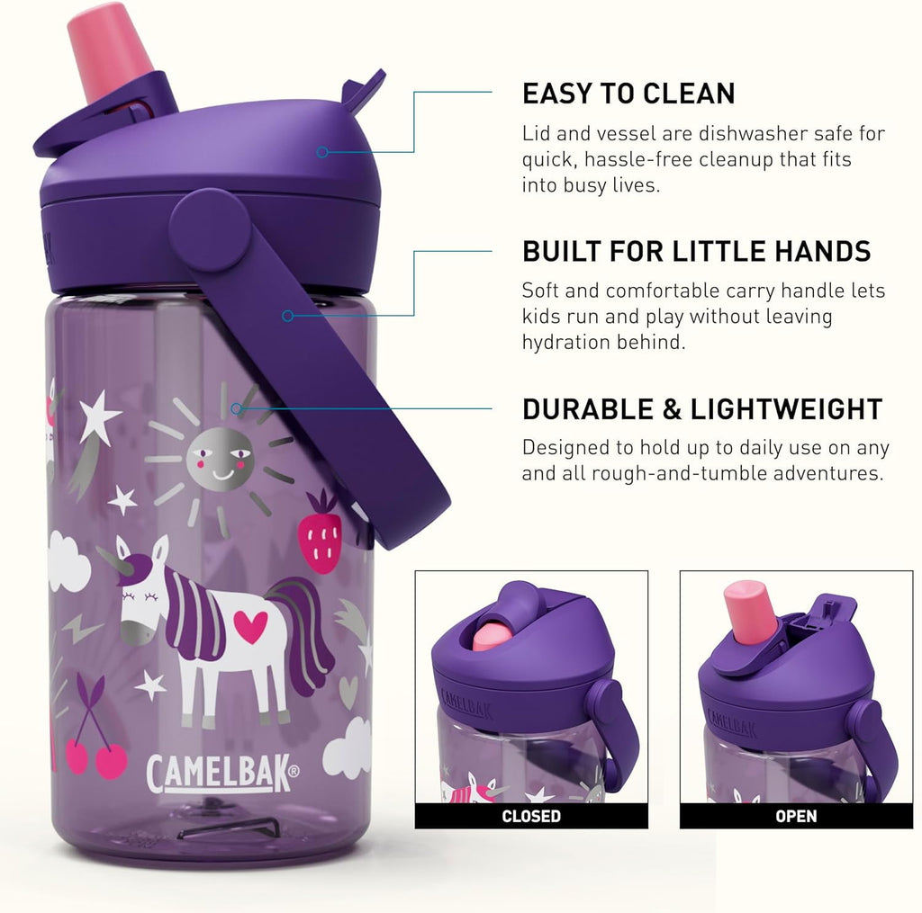 Camelbak Thrive™ Flip Straw Kids 14oz Bottle, Unicorn Party | 4A22