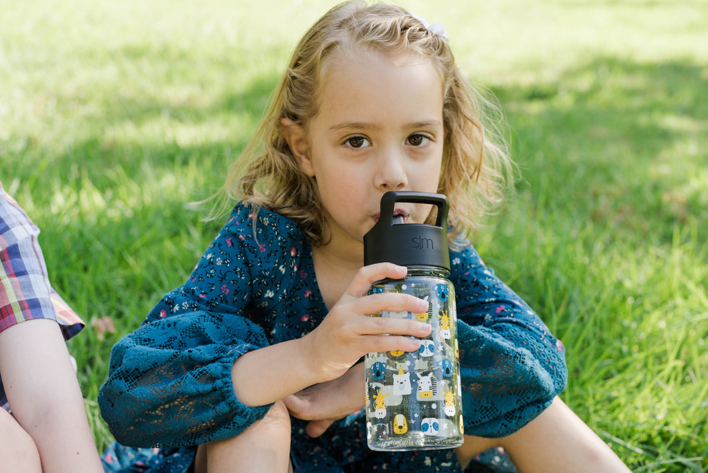 Simple Modern Disney 12oz Summit Kids Tritan Water Bottle with Straw Lid for Toddler - Dishwasher Safe Travel Tumbler - Disney: Mickey Retro | L8IS