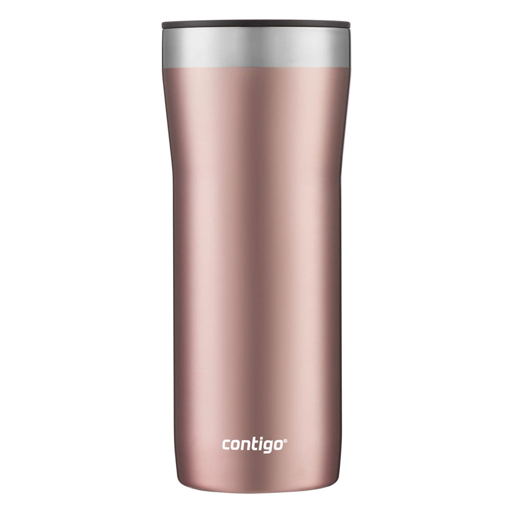 Contigo Streeterville Stainless Steel Tumbler with Plastic Straw and Splash-Proof Lid, Licorice, 32 fl. oz | CGGX