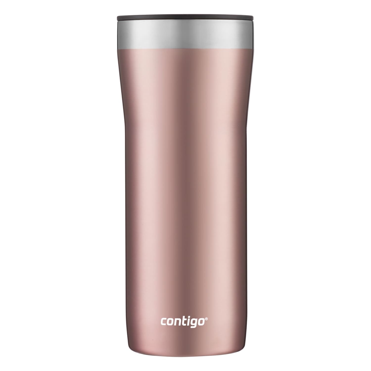 Contigo Streeterville Stainless Steel Tumbler with Plastic Straw and Splash-Proof Lid, Licorice, 32 fl. oz | CGGX