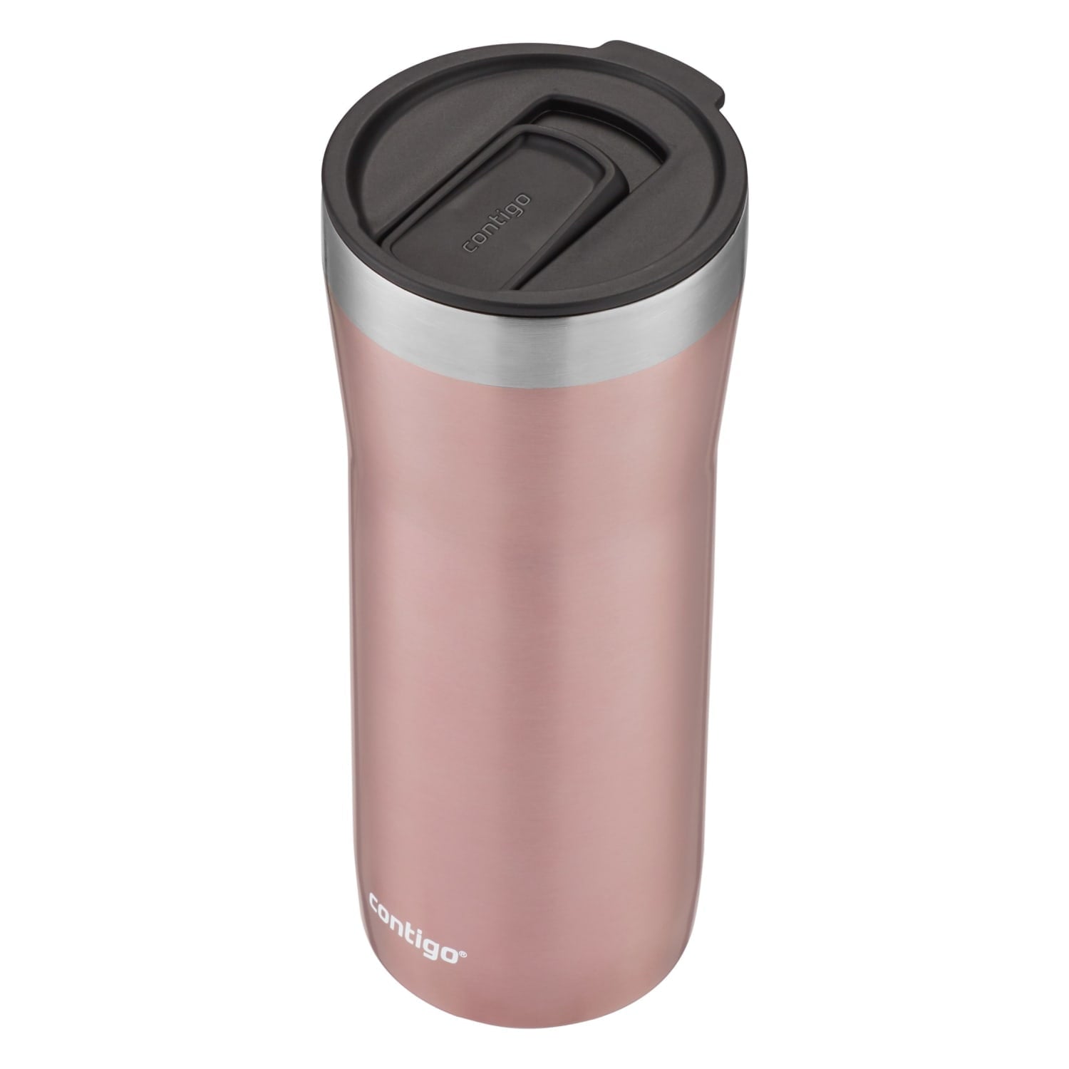 Contigo Streeterville Stainless Steel Tumbler with Plastic Straw and Splash-Proof Lid, Licorice, 32 fl. oz | CGGX