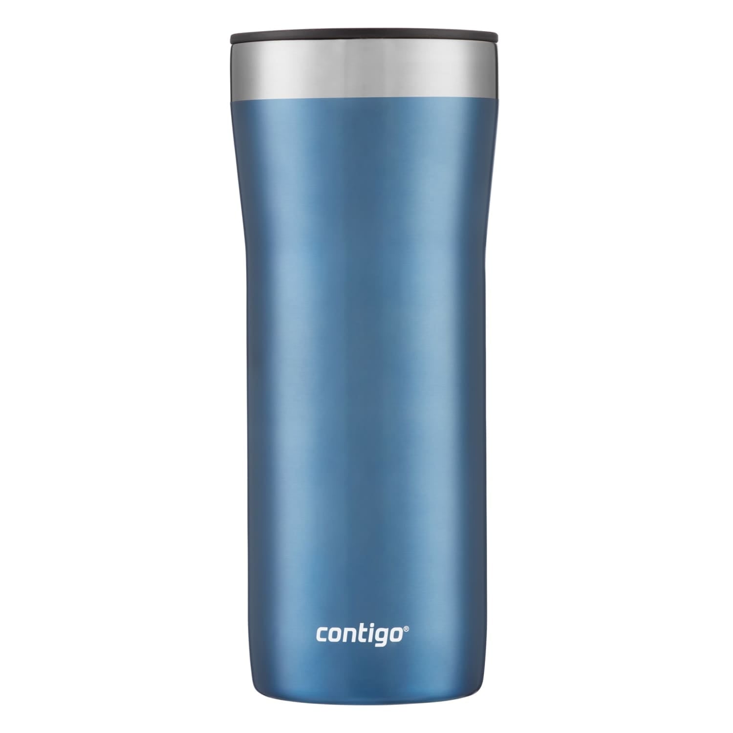 Contigo Streeterville Stainless Steel Tumbler with Plastic Straw and Splash-Proof Lid, Licorice, 32 fl. oz | CGGX