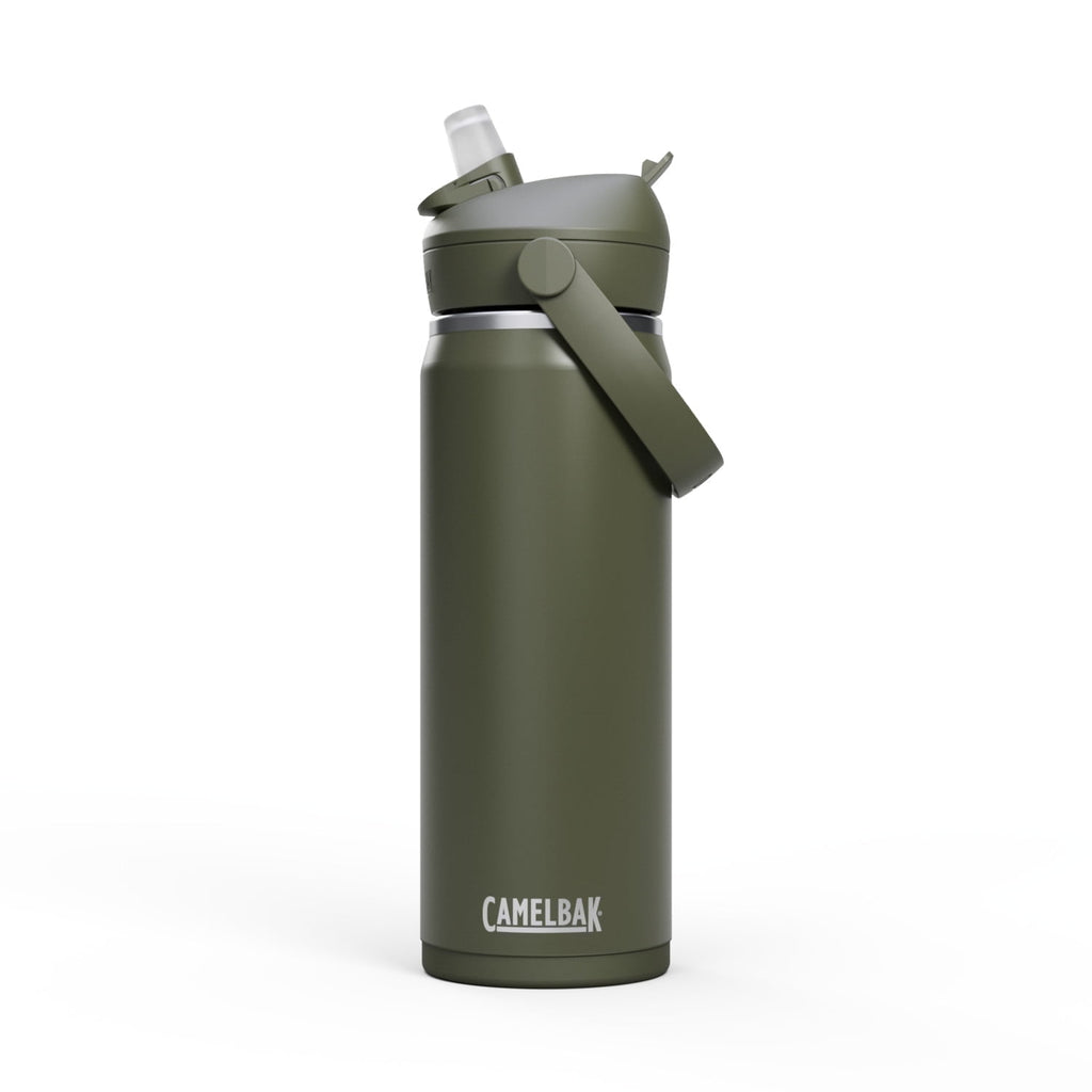 CamelBak Thrive™ Flip Straw Insulated Stainless Steel Water Bottle, 20oz, Moss | EP1V