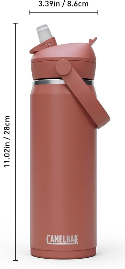 CamelBak Thrive™ Flip Straw Insulated Stainless Steel Water Bottle, 20oz, Moss | EP1V