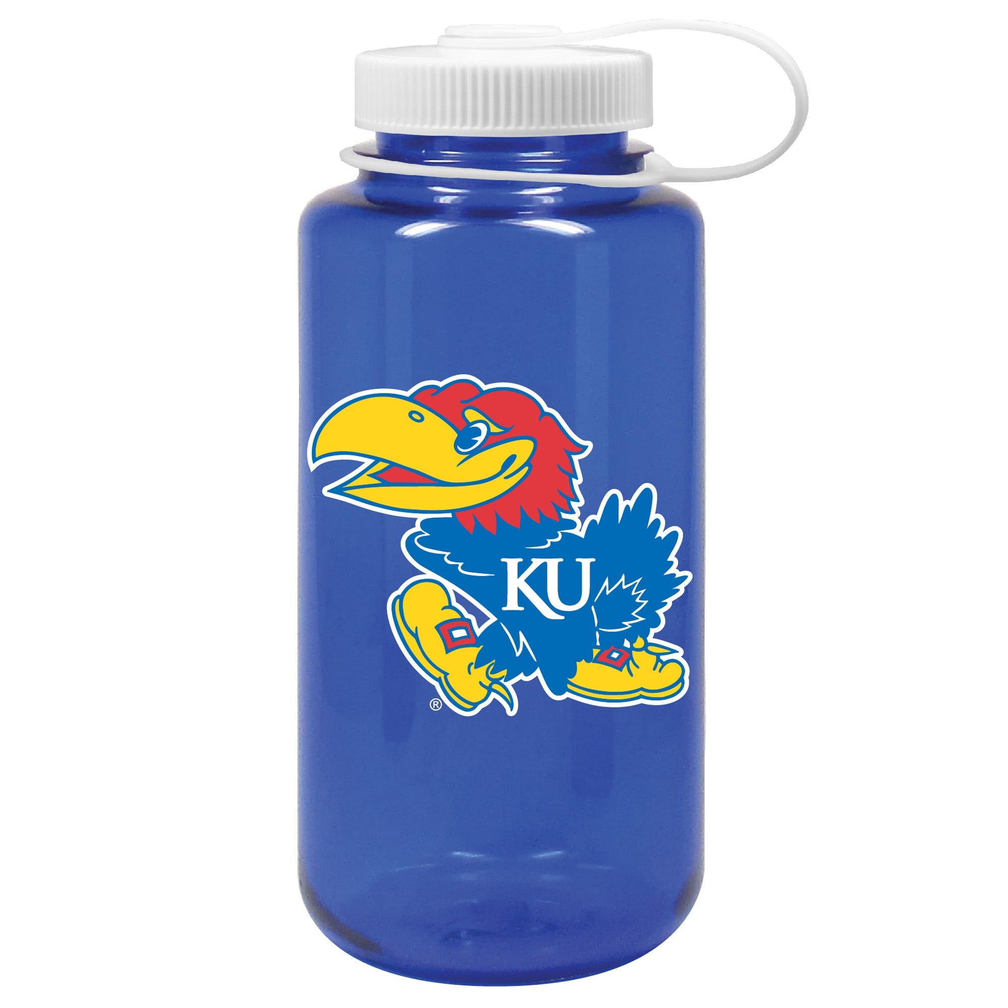 Royal Kansas Jayhawks 32oz. Nalgene Sustainable Wide Mouth Water Bottle | BGV6