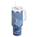 30 oz Insulated Stainless Steel Tumbler Double Wall Stainless Steel Tumbler with 2-Way Drinking Glass Mapleleaves | DJ0Y