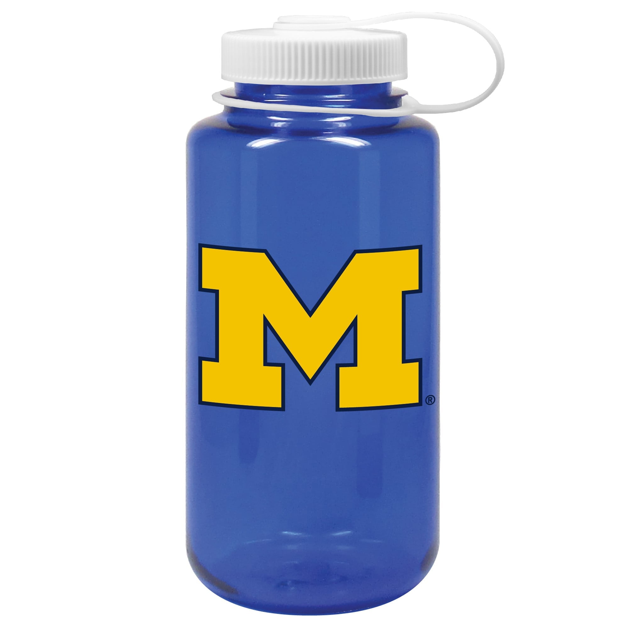 Navy Michigan Wolverines 32oz. Nalgene Sustainable Wide Mouth Water Bottle | 8CJD