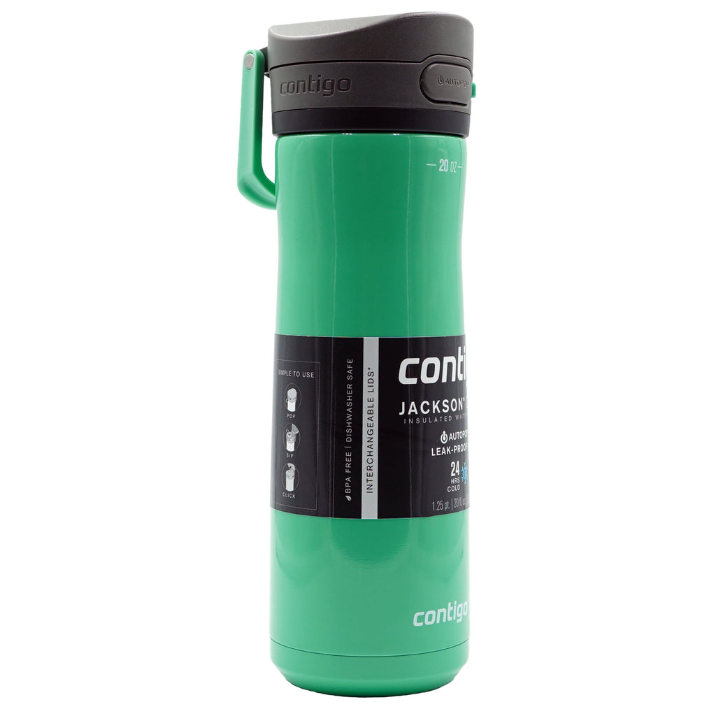 Contigo 20 oz. Jackson Chill 2.0 Water Bottle - Stainless Steel w/Licorice | 2ZGJ