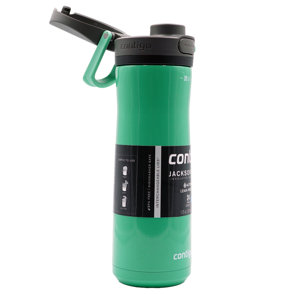 Contigo 20 oz. Jackson Chill 2.0 Water Bottle - Stainless Steel w/Licorice | 2ZGJ