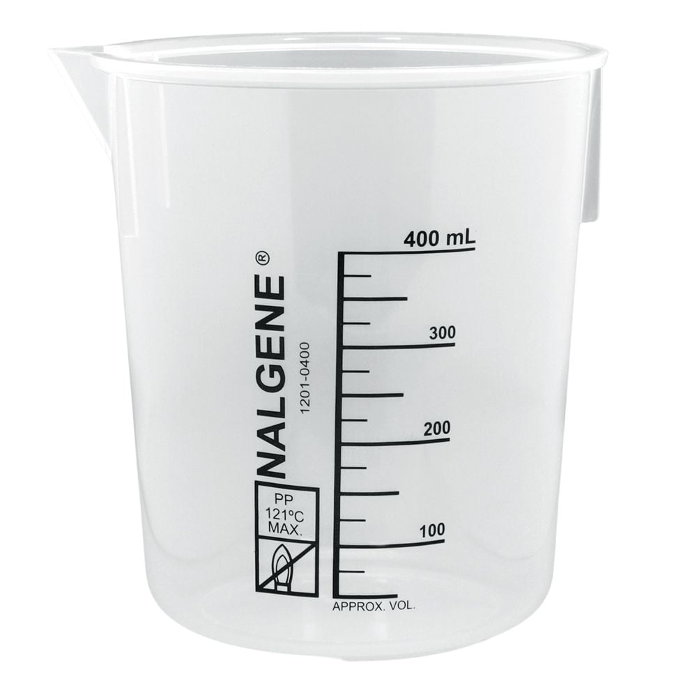 Nalgene Griffin Beaker, Low Form, Polypropylene, 400 Ml | VXXQ